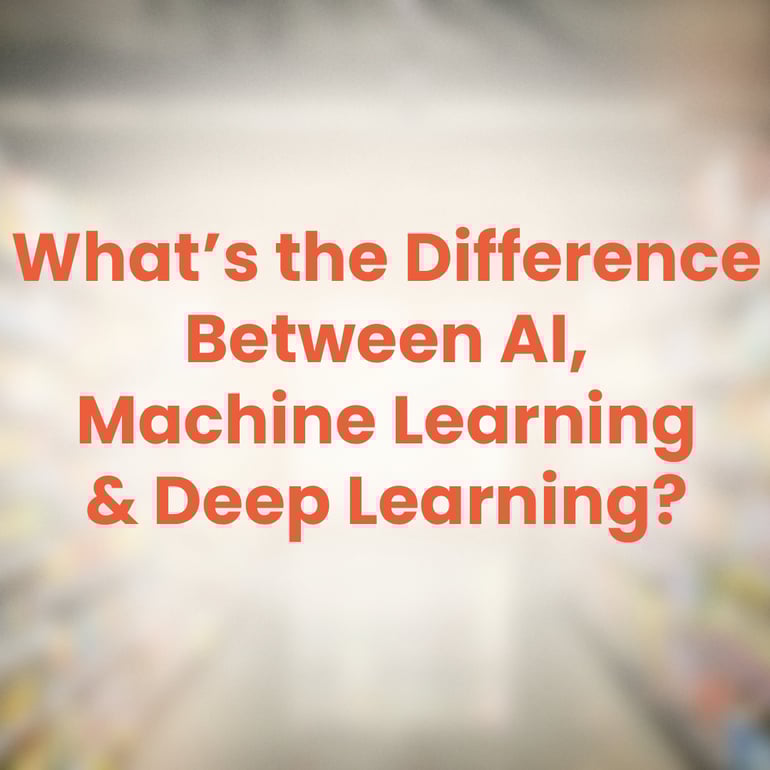 Difference between machine learning...